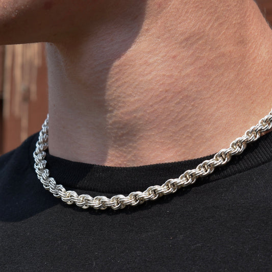 Double Spiral Rope Chain